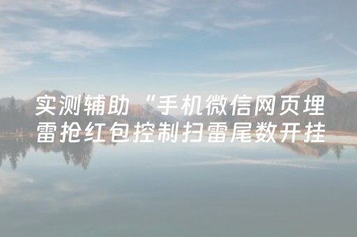 实测辅助“手机微信网页埋雷抢红包控制扫雷尾数开挂软件”（详细透视教程）-哔哩哔哩