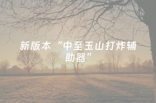 新版本“中至玉山打炸辅助器”（详细透视教程）-哔哩哔哩