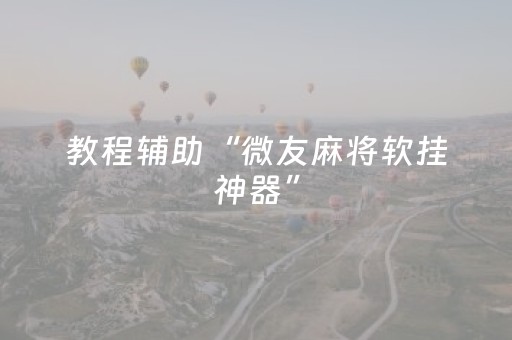 教程辅助“微友麻将软挂神器”（详细透视教程）-哔哩哔哩
