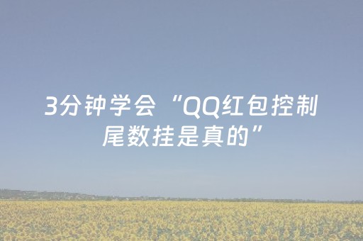 3分钟学会“QQ红包控制尾数挂是真的”（详细透视教程）-哔哩哔哩