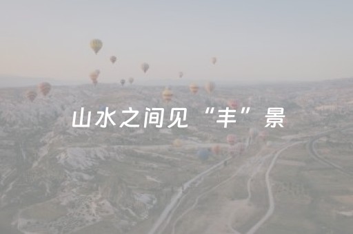 山水之间见“丰”景