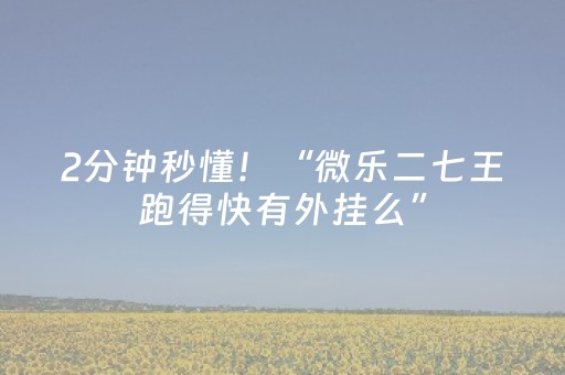 2分钟秒懂！“微乐二七王跑得快有外挂么”（详细透视教程）-哔哩哔哩