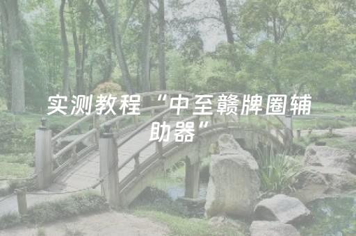 实测教程“中至赣牌圈辅助器”（详细透视教程）-哔哩哔哩