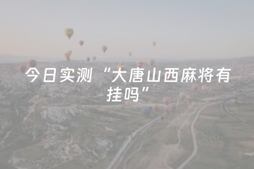 今日实测“大唐山西麻将有挂吗”（详细开挂教程）-哔哩哔哩