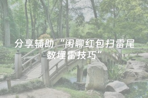 分享辅助“闲聊红包扫雷尾数埋雷技巧”（详细透视教程）-哔哩哔哩