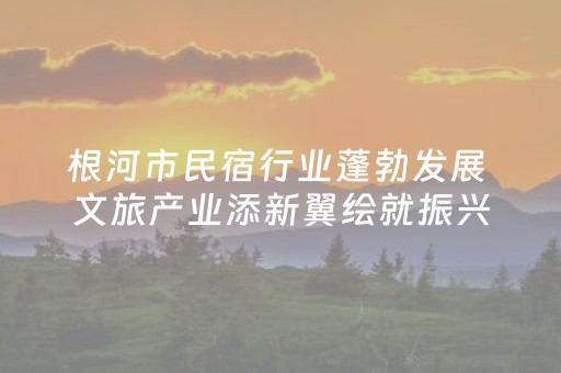 根河市民宿行业蓬勃发展 文旅产业添新翼绘就振兴新画卷