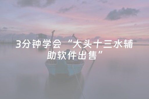3分钟学会“大头十三水辅助软件出售”（详细透视教程）-哔哩哔哩