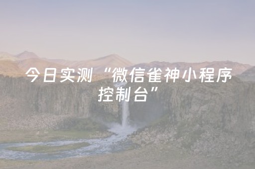 今日实测“微信雀神小程序控制台”（详细透视教程）-哔哩哔哩