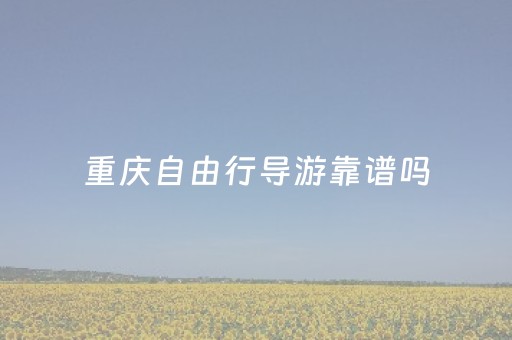 重庆自由行导游靠谱吗（重庆当地自由行导游）