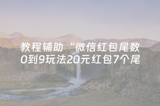 教程辅助“微信红包尾数0到9玩法20元红包7个尾数概率”（详细透视教程）-哔哩哔哩