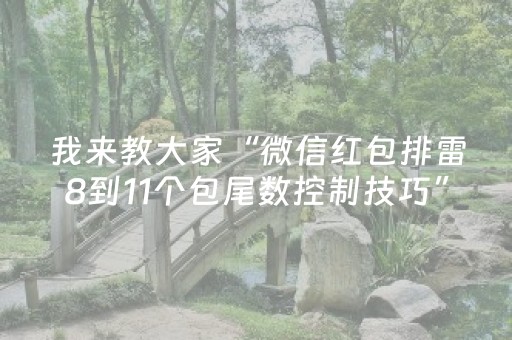 我来教大家“微信红包排雷8到11个包尾数控制技巧”（详细透视教程）-哔哩哔哩