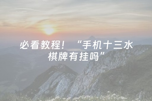 玩家必备攻略“微信广东雀神麻将插件”（辅助器下载)