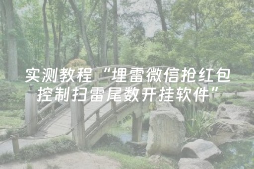 实测教程“埋雷微信抢红包控制扫雷尾数开挂软件”（详细透视教程）-哔哩哔哩