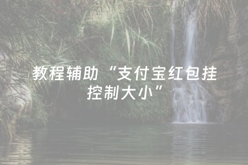 教程辅助“支付宝红包挂控制大小”（详细透视教程）-哔哩哔哩