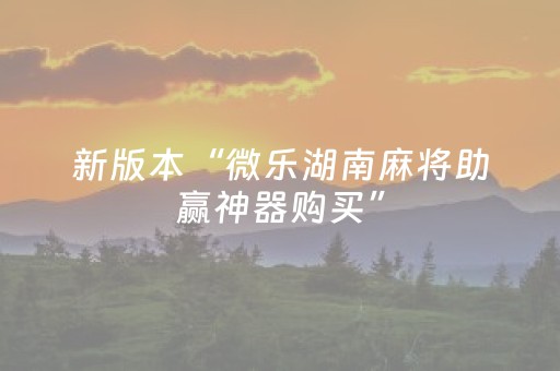 新版本“微乐湖南麻将助赢神器购买”（详细透视教程）-哔哩哔哩