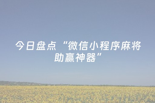 三分钟了解“财神十三张助赢神器”（软件出售)