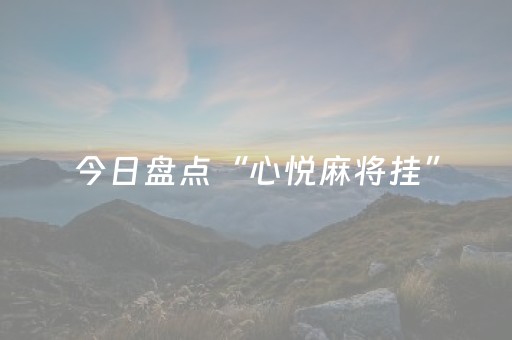 今日盘点“心悦麻将挂”（详细透视教程）-哔哩哔哩