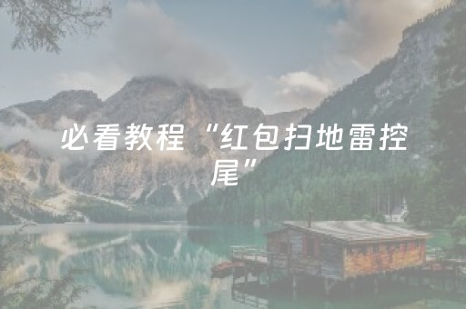 必看教程“红包扫地雷控尾”（详细透视教程）-哔哩哔哩