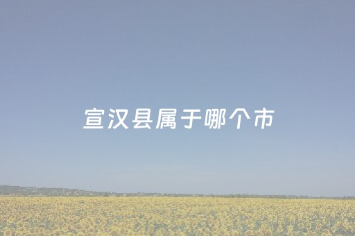 宣汉县属于哪个市（宣汉县属于哪个市管辖区域范围内的城市）