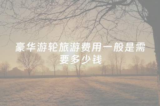 豪华游轮旅游费用一般是需要多少钱（豪华游轮旅游费用一般是需要多少钱抖音）