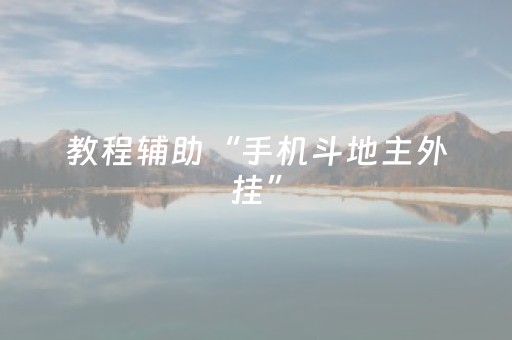 教程辅助“手机斗地主外挂”（详细透视教程）-哔哩哔哩