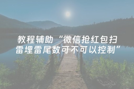 教程辅助“微信抢红包扫雷埋雷尾数可不可以控制”（详细透视教程）-哔哩哔哩