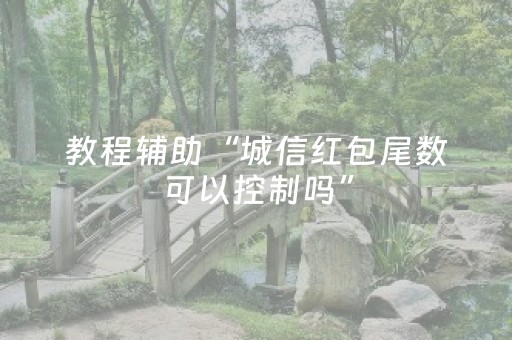 教程辅助“城信红包尾数可以控制吗”（详细透视教程）-哔哩哔哩