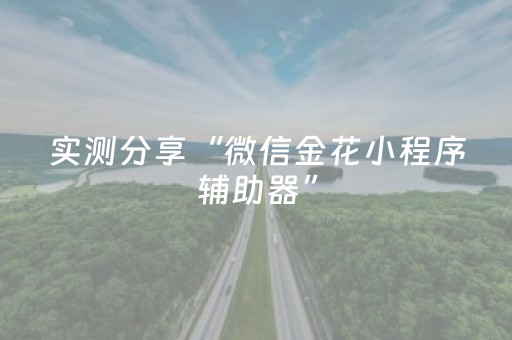 实测分享“微信金花小程序辅助器”（详细开挂教程）-哔哩哔哩