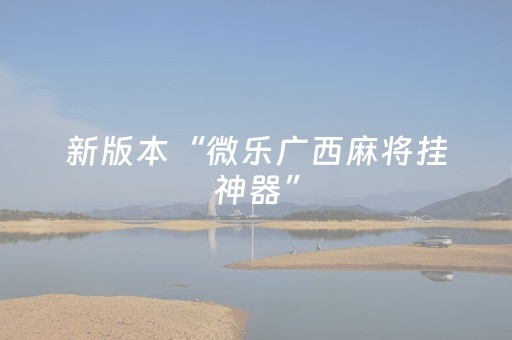 新版本“微乐广西麻将挂神器”（详细透视教程）-哔哩哔哩