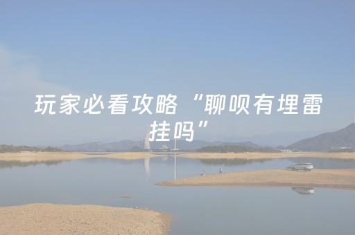 玩家必看攻略“聊呗有埋雷挂吗”（详细透视教程）-哔哩哔哩