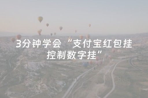 3分钟学会“支付宝红包挂控制数字挂”（详细透视教程）-哔哩哔哩