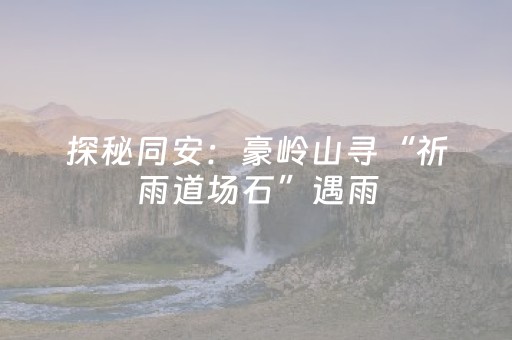 终于懂了“微信小程序陕西三代必赢神器”（开挂神器下载)