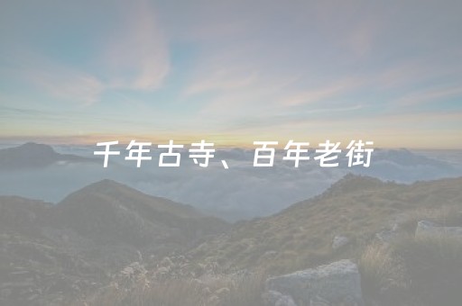 千年古寺、百年老街，在这里读懂西宁