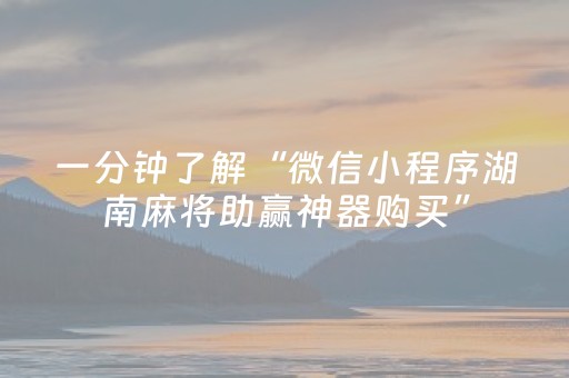 分享玩家攻略“微信小程序河北麻将专用神器”（万能开挂神器)