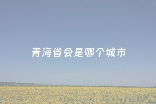 青海省会是哪个城市（青海省会是哪个城市名）