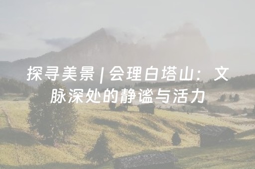 重大通报“宁夏微信小程序手机麻将铺牌器购买”（专用神器)