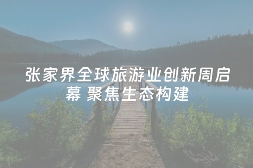张家界全球旅游业创新周启幕 聚焦生态构建
