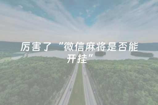 分享玩家攻略“微信小程序湖南麻将如何让系统发好牌”（输赢规律)