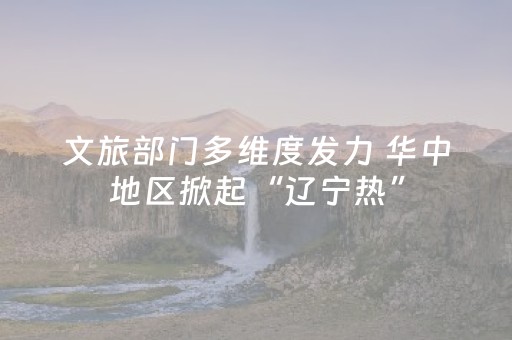 文旅部门多维度发力 华中地区掀起“辽宁热”