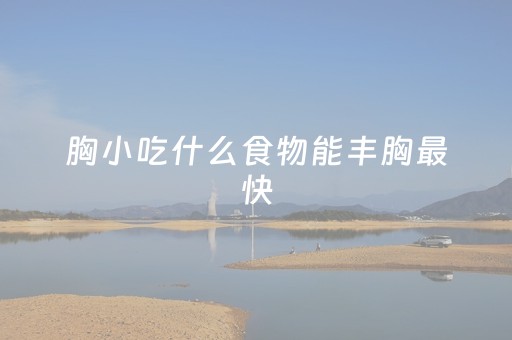 胸小吃什么食物能丰胸最快（胸小怎么自然变大）