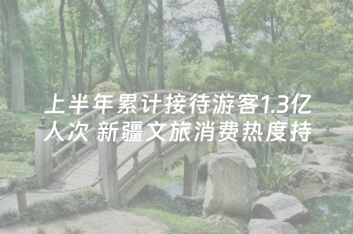 上半年累计接待游客1.3亿人次 新疆文旅消费热度持续攀升