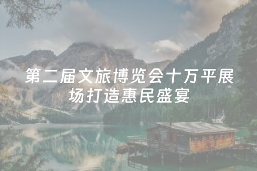 第二届文旅博览会十万平展场打造惠民盛宴