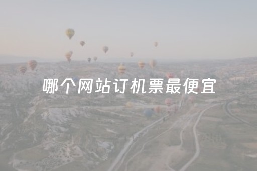 哪个网站订机票最便宜（哪个网站订机票最便宜最安全）