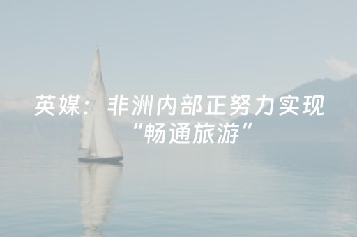 英媒：非洲内部正努力实现“畅通旅游”