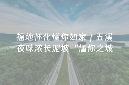 福地怀化懂你如家｜五溪夜味浓长泥坡“懂你之城、巷里味集”夜市启幕