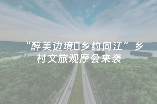 “醉美边境・乡约同江”乡村文旅观摩会来袭，打卡“野趣同江”新IP