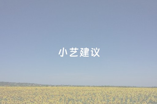 小艺建议（小艺建议图标怎么缩小）