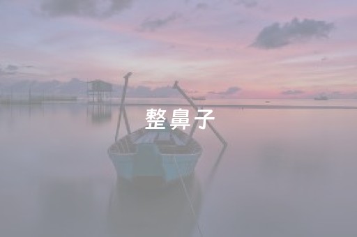 整鼻子（整鼻子恢复期多长时间）