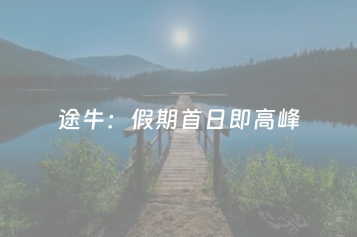途牛：假期首日即高峰，自驾游热度环比增长超三倍
