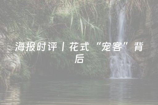 海报时评丨花式“宠客”背后，藏着文旅升级的密码
